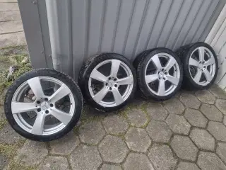 5x112 18" mercedes fælge med dæk
