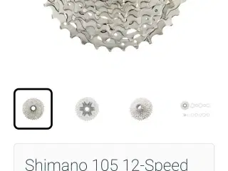 6 stk Shimano 105 12-Speed Kassette, 11-34T