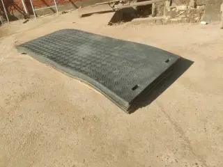 Køreplader plastik 10mm 300x115cm