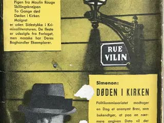 Døden i kirken, Georges Simenon