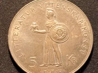 Sverige 5 kroner 1962 sølv