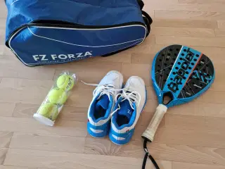 Padel bat og sko 