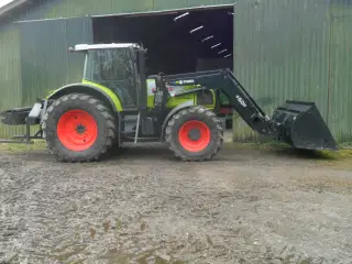 Traktor Renault Ares 816 med frontlæsser/redskaber