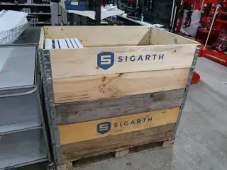 Palle med div. Hylder til lagerreoler