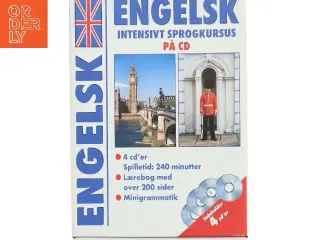 Intensivt sprogkursus på cd - Engelsk (Bog)