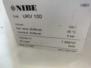 Nibe UKV 100 buffertank 