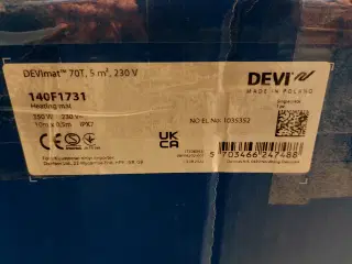 Varmekabel 350w 230v 5m2