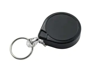 KEY-BAK nøglering Mini-Bak SORT med clips
