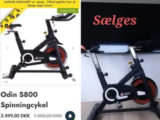 Sælges Odin S800 Spinningcykel