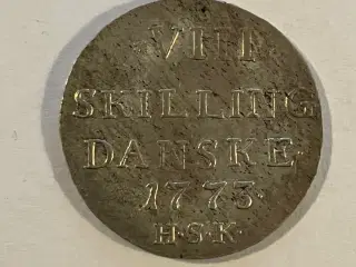 8 Skilling 1773 Danmark