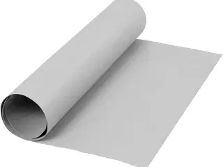 Læderpapir, B: 50 cm, ensfarvet, 350 g, grå, 1m/ 1 rl.