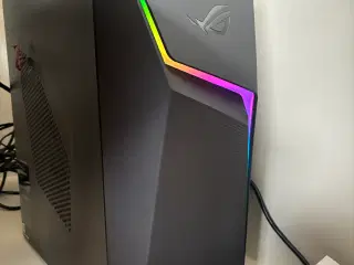 ASUS ROG Gamer-PC + headset + musemåtte