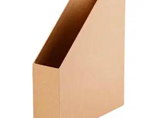 Elegant Tidsskriftsholder i Groft Naturpapir