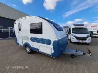 2019 - Adria Action 361 LH Panorama   Flot og velholdt rejsevogn kan nedvejes til 1.050 kg.