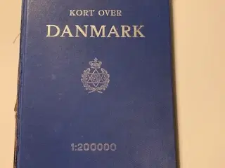Geodætisk Instituts Kort over Danmark. 1:200000