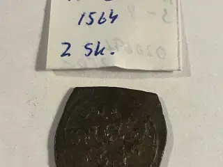 2 Skilling 1564 Danmark