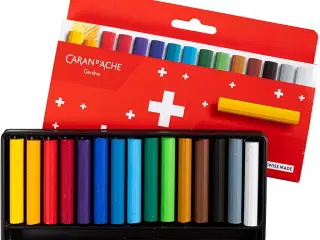 CARAN D’ACHE Neocolor I, Junior, L: 5 cm, tykkelse 8,5 mm, ass. farver, 15stk./ 1 pk.