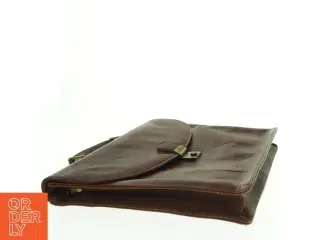 Læder dokumentmappe (str. 39 x 28 x 7 cm)