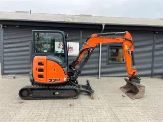 Hitachi ZX33u-5a  med hydraulisk skovlskifte