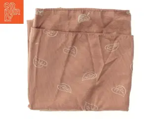 Stof med bladmønster (str. 284x141 cm)