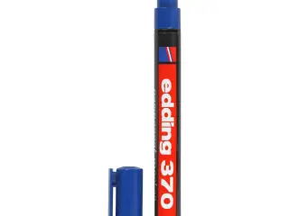 Edding 370 Blå Tusch 1 mm - Permanent og Alsidig