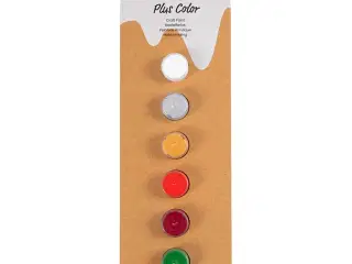 Plus Color Hobbymaling, julefarver, 6x5ml/ 1 pk.