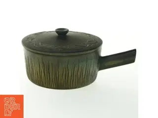 Keramik gryde med låg (str. Ø 14 cm)