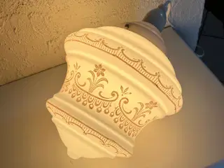 Art Nouveau glas pendel lampe 