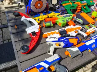 Nerf guns stor samling 