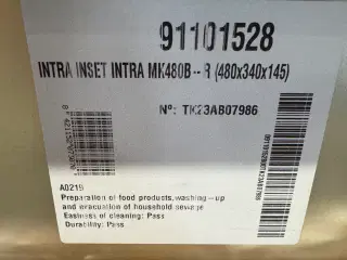 Intra K480B m. afløb i højre side 