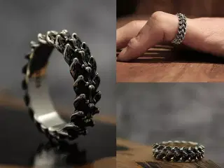 * Sterlingsølv; Sejeste fingerring