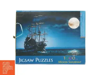 Jigsaw puzzle med måneskib fra InGooooD (str. 26x20 cm)