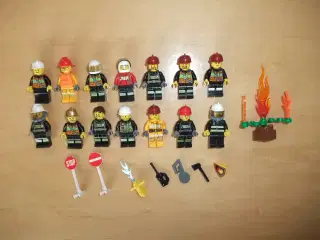 Lego Fire/Brandmænd Figurer+Tilbehør