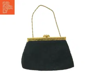 Elegant vintage taske med guldkæde (str. 25x17 cm)
