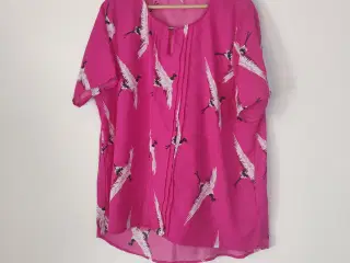 Pink bluse med traner str. Xxl