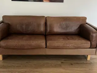 MH lædersofa - 210cm - søger nyt hjem