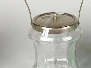 Kiksespand af klart glas