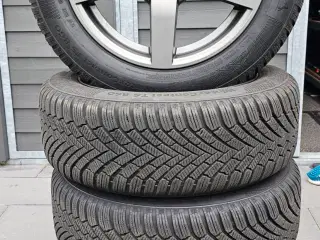 Alufælge med vinterdæk