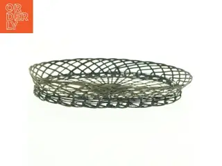 Fil de Fer Oval Flettet Metal Frugtkurv (str. 31 x 22 cm)