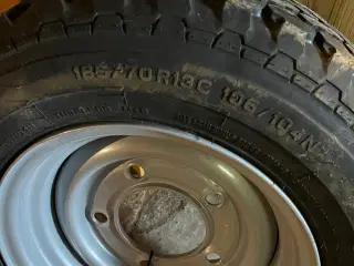 Hjul til maskintrailer