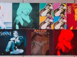 7x LP med Sanne Salomonsen