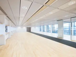 Kontor med fælles tagterrasse