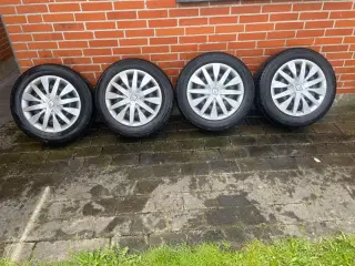 16 Originale Renault/Nissan stålfælge m.sommerdæk