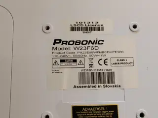 Prosonic TV 23" med indbygget DVD-afspiller