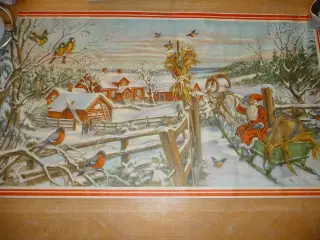 juleløber i papir, gamel
