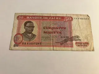 50 Makuta Zaire 1980