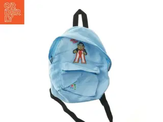 Blåt Landia barnerygsæk med abe motiv fra Lalandia (str. 34x29 cm)