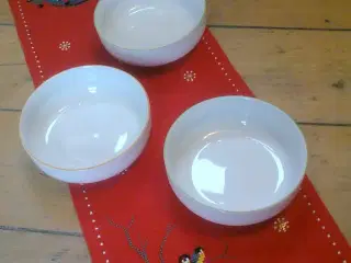 Atelier Danmark skål m. kontrast kant