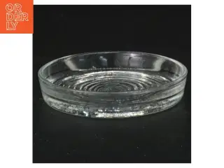 Glas osteklokke med bakke (str. 10 cm)