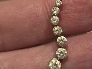 1,5 carat Diamant vedhæng, hvidguld